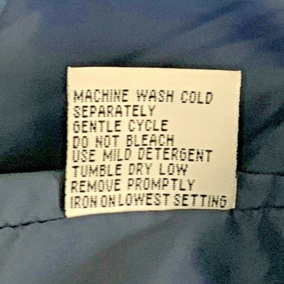 Izzi VTG Winter Puff Coat Blue Toggle Waist Pockets Sz S Full Zip & Snaps #240i - Picture 8 of 8